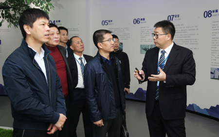 瑞安市副市长曾瑞华,林增丰调研华峰